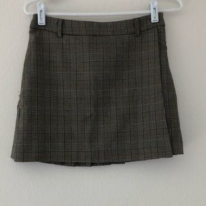 Plaid Mini Skirt
